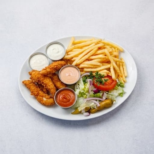 #33 Crispy Chickentallrik